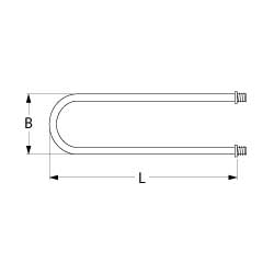 Varmelegeme 1500W 220V , 1800W 240V