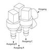 Magnetventil 3-fold  230V , ¾" ø12mm